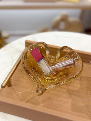 Imagem de Bandeja Retangular Mdf Pu Listra 3D Bege P - Entrecasa