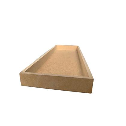 Imagem de Bandeja Retangular Rustica Decoração Kit de 10 Unidades 39x13x2,5 Mdf Madeira