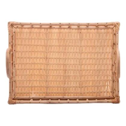 Imagem de Bandeja retangular wolff rattan  29501 fibra natural