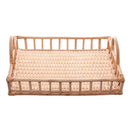 Imagem de Bandeja retangular wolff rattan  29501 fibra natural