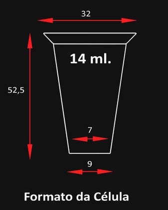Imagem de Bandeja Rígida Plástica Flutuante 200cel 14ml Kit 10