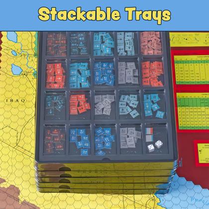 Imagem de Bandejas de contador de peças de jogo Flying Buffalo Aegis (pacote com 5)