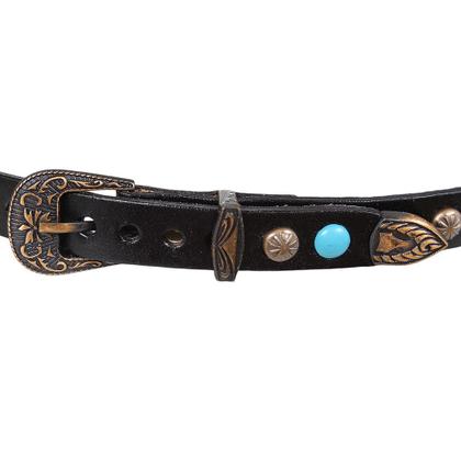 Imagem de Bandinha Para Chapéu Couro com Cravos Pyramid 37320