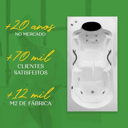 Imagem de Banheira Americana COMPLETA com hidro em acrílico