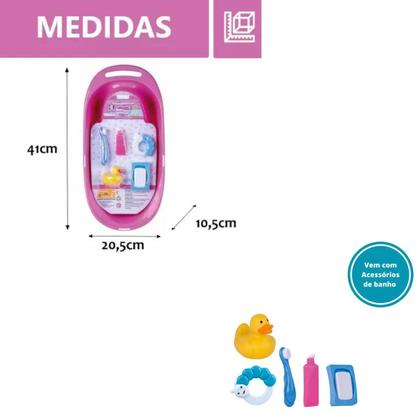 Imagem de Banheira Baby Ninos Hora do Banho Cotiplas 2537