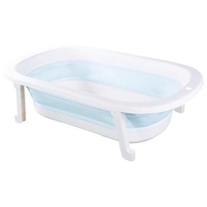 Imagem de Banheira Bebe Infantil Retratil 30kg Pimpolho Menino Menina Dobrável Em Silicone 33 Litros