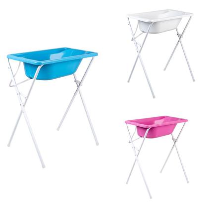 Banheira com suporte dobrável, tanque 25 L, até 30Kg banheira para bebê segura - Styll baby Imagem de Banheira com suporte dobrável, tanque 25 L, até 30Kg banheira para bebê segura
