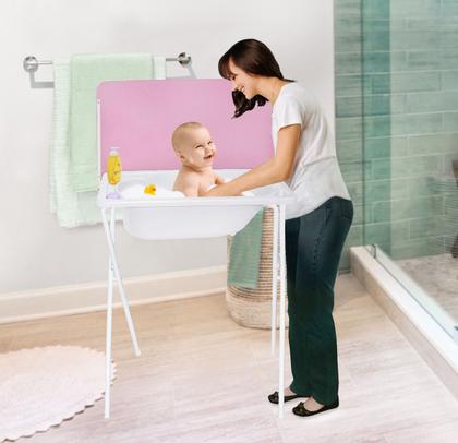 Banheira Com Trocador e Suporte - Infantil - Scorpion Metais Imagem de Banheira Com Trocador e Suporte - Infantil