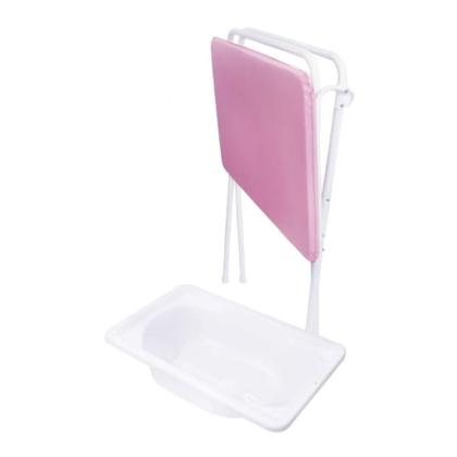 Banheira Com Trocador e Suporte - Infantil - Scorpion Metais Imagem de Banheira Com Trocador e Suporte - Infantil