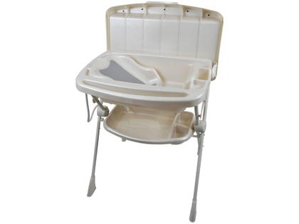 Banheira de Bebê Burigotto com Suporte e Trocador - Rosa Splash + IXBA3060PL96 10L Imagem de Banheira de Bebê Burigotto com Suporte e Trocador