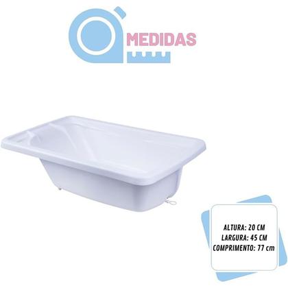 Imagem de Banheira de Bebê Burigotto Millenia Avulsa Branca - Burigotto Baby