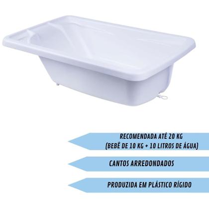 Imagem de Banheira de Bebê Burigotto Millenia Avulsa Branca - Burigotto Baby
