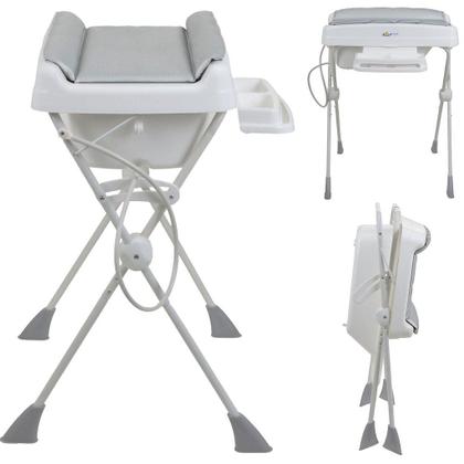 Imagem de Banheira de Bebe Burigotto Millenia+ Mescla Silver Cinza