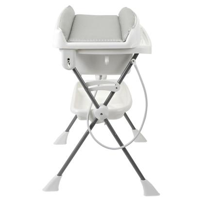 Banheira de Bebê Burigotto Splash+ com Suporte e Trocador Granito Imagem de Banheira de Bebê Burigotto Splash+ com Suporte e Trocador Granito