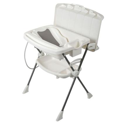 Banheira de Bebê Burigotto Splash+ com Suporte e Trocador Granito Imagem de Banheira de Bebê Burigotto Splash+ com Suporte e Trocador Granito