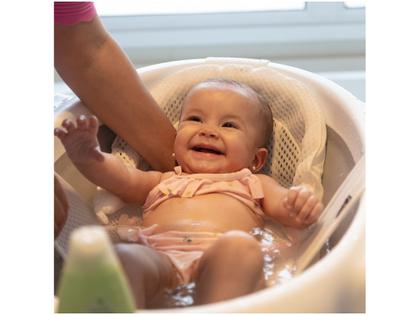 Imagem de Banheira de Bebê com Suporte Safety 1st Smile Grey 35L