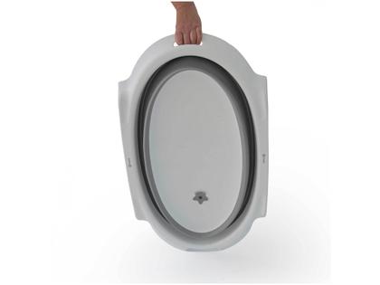 Imagem de Banheira de Bebê com Suporte Safety 1st Smile Grey 35L