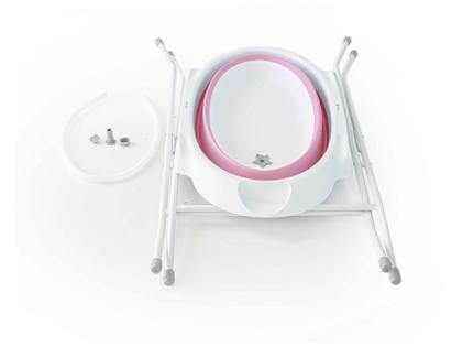 Imagem de Banheira de Bebê com Suporte Safety 1st Smile Rosa 35L
