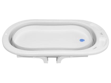 Imagem de Banheira de Bebê Dobrável Cosco Kids Drippy Branca 35L