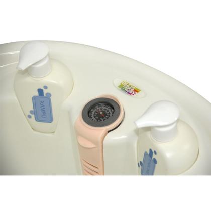 Imagem de Banheira De Bebê Infantil com Termômetro Baby Style Rosa