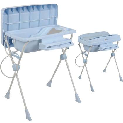 Imagem de Banheira de Bebe Portatil Burigotto Millenia+ Baby Blue Azul
