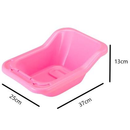 Imagem de Banheira De Brinquedo P/ Boneca Reborn Bebê Rosa Menina