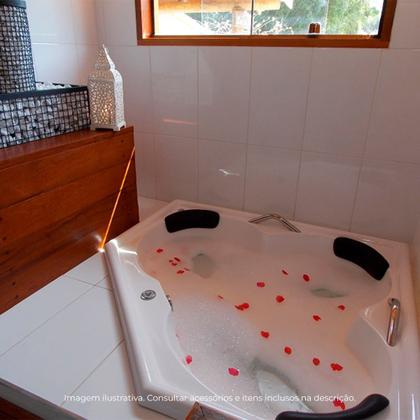 Imagem de Banheira de Canto Birigui com hidro em acrílico
