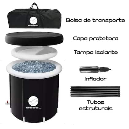Imagem de Banheira De Gelo Recovery Inflável Atleta Pro Portátil 320l