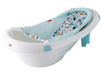 Imagem de Banheira Deluxe 4 em 1 c/ Acessórios p/ Bebê - Fisher Price