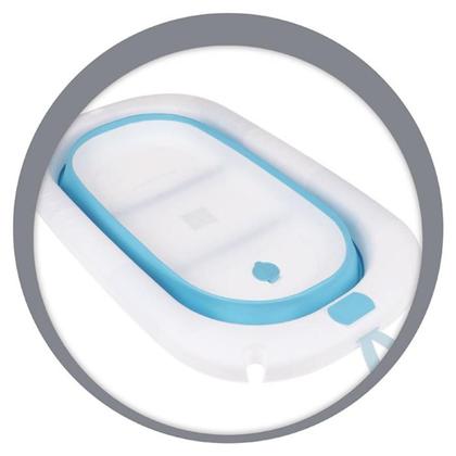 Imagem de Banheira Dobrável Rosa Art Brink Infantil Com Suporte