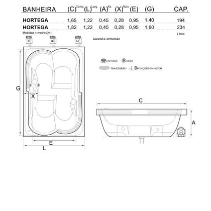 Imagem de Banheira Dupla Araporã com hidro