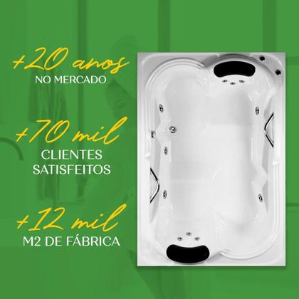 Imagem de Banheira Dupla Araporã COMPLETA com hidro