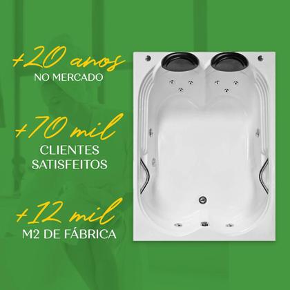 Imagem de Banheira Dupla Completa com Hidro  Olinda