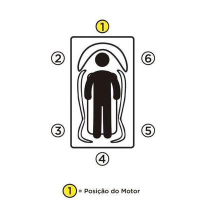 Imagem de Banheira Hidromassagem Astra Double Cayman Luxo 180cmx120cmx52cm - 04 Jatos Acrílico P1 Sem Aquecedo