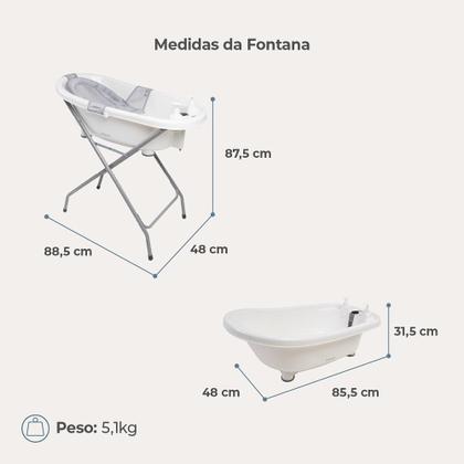 Imagem de Banheira Infantil C/ Suporte e Termômetro Fontana - Infanti