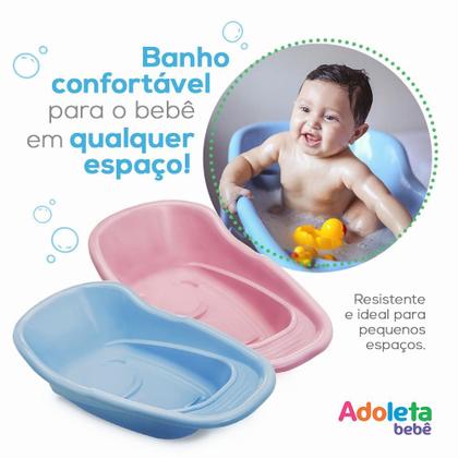 Imagem de Banheira Para Bebê 20 Litros Infantil Anatômica Adoleta