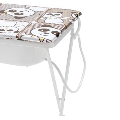 Banheira para Bebê Com Suporte Trocador Standard II Panda Galzerano Imagem de Banheira para Bebê Com Suporte Trocador Standard II Panda Galzerano
