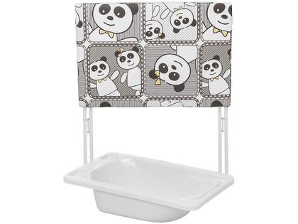 Imagem de Banheira para Bebê Com Suporte Trocador Standard II Panda Galzerano
