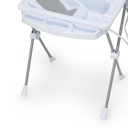 Banheira para Bebê Plástica com Suporte Trocador Classic Azul Galzerano Imagem de Banheira para Bebê Plástica com Suporte Trocador Classic Azul Galzerano