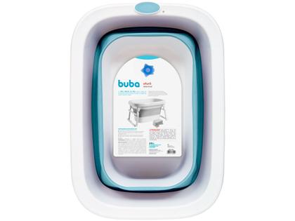 Imagem de Banheira Para Bebês Dobrável Ofuro Azul 16942 - Buba