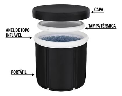 Imagem de Banheira Piscina Imersão Gelo Crioterapia Recovery Time7
