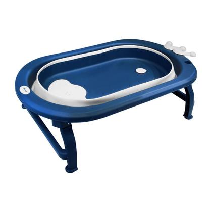 Imagem de Banheira Portátil Dobrável Coroa Azul - Clingo