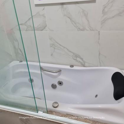 Imagem de Banheira Retangular Macaé com hidro