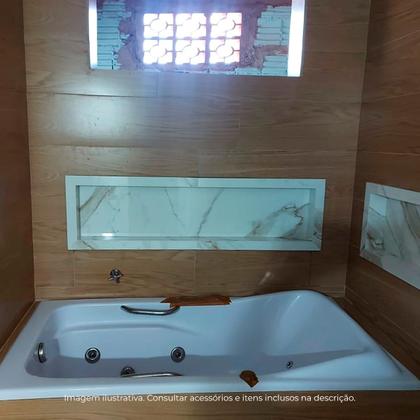 Imagem de Banheira Retangular Macaé com hidro