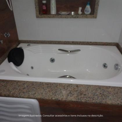 Imagem de Banheira Retangular Paraguaçu Com Hidro
