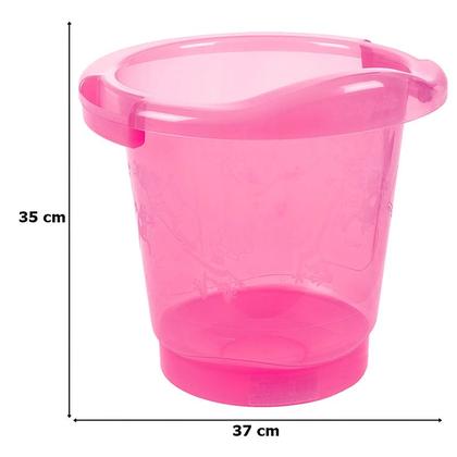 Imagem de Banheira Sensitive Ofurô Acalma e Relaxa o Bebê Menino Menina 17 Lts Baby Burigotto Cor:Rosa