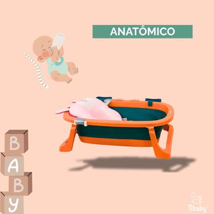 Imagem de Banheira Vitoriana Infantil Dobrável C/ Almofada Flutuante