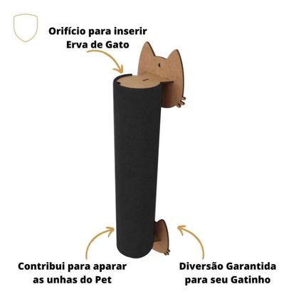 Imagem de Banheiro Gato Fechado Antiodor com Pá + Arranhador de Parede