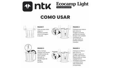 Imagem de Banheiro Portátil Ecocamp Light De 15l Motorhome Trailer
