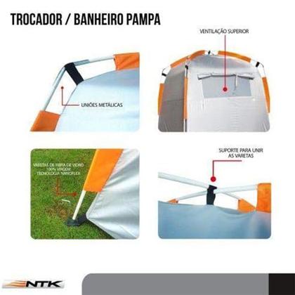 Imagem de Banheiro Trocador De Roupa Camping Barraca Pampa Nautika